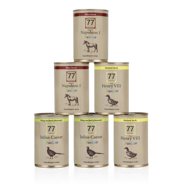 Puszka karmy Zestaw puszek Junior 6x400g o pojemności 400 g
