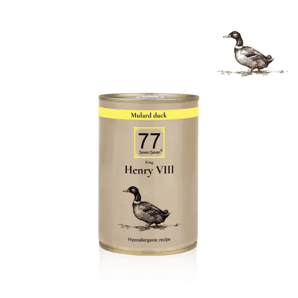 Puszka karmy Henry VIII z kaczką o pojemności 400 g
