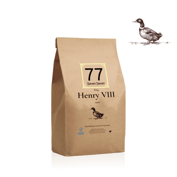 Opakowanie karmy Mini Henry VIII z kaczką