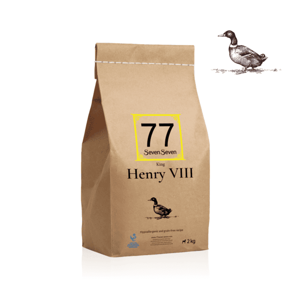 Worek karmy Henry VIII z kaczką o wadze 2 kg