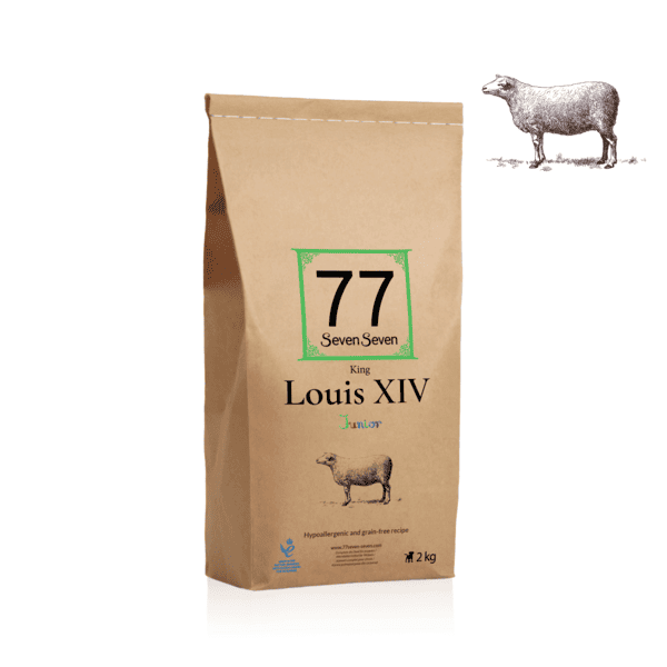 Worek karmy NOWY Junior Louis XIV z jagnięciną o wadze 2 kg