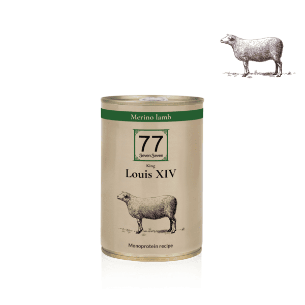 Puszka karmy Louis XIV z jagnięciną o pojemności 400 g