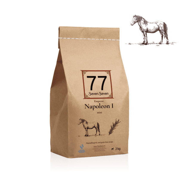 Worek karmy Mini Napoleon I konina z ziołami o wadze 2 kg