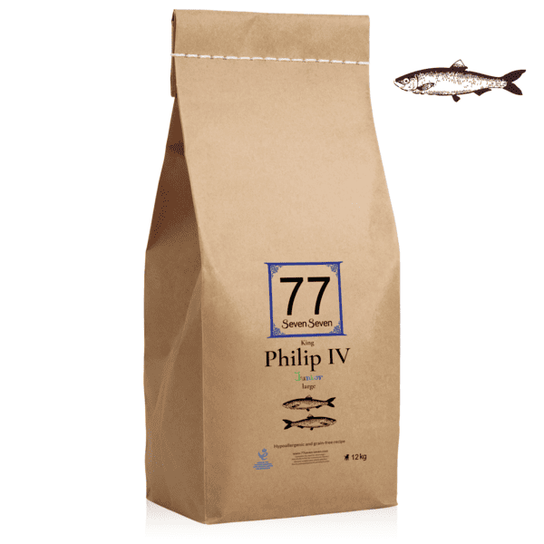 Opakowanie karmy Junior Large Philip IV z łososiem