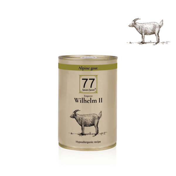Puszka karmy Wilhelm II z koźliną o pojemności 400 g
